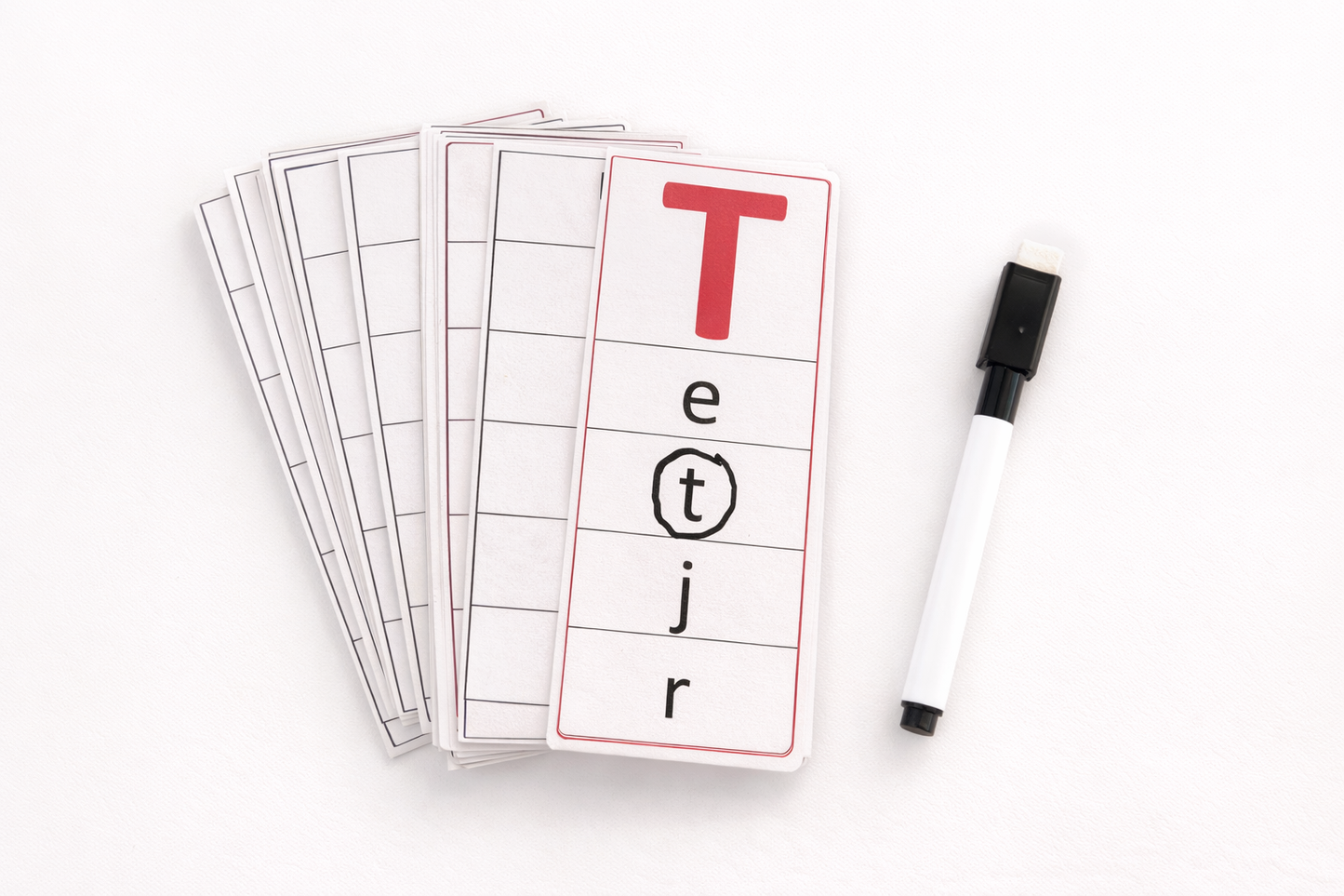 Letter Matching Cards (Upper & Lowercase) – Reusable Learning Set
