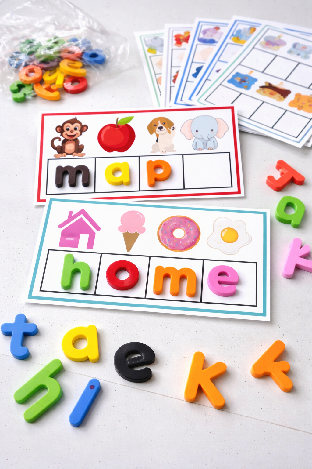 Magic E Word Building Activity
