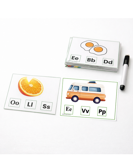 Picture & Letter Matching Cards