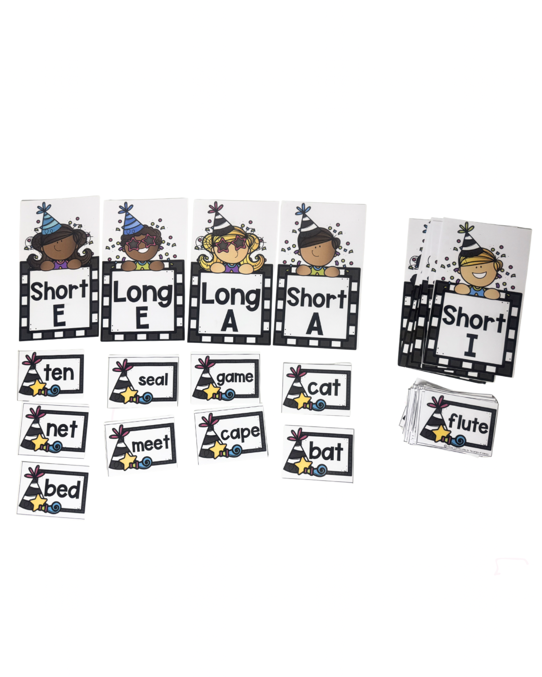 Short & Long Vowel Sorting Activity
