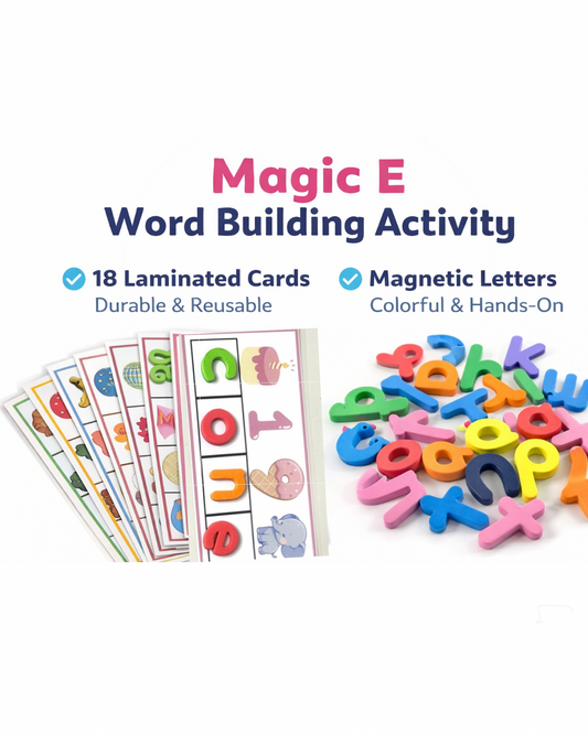 Magic E Word Building Activity