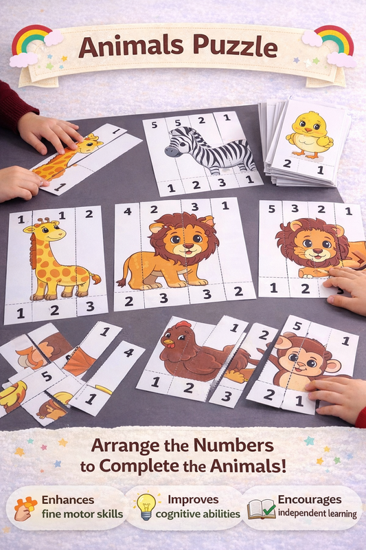 Animals Puzzle Activity
