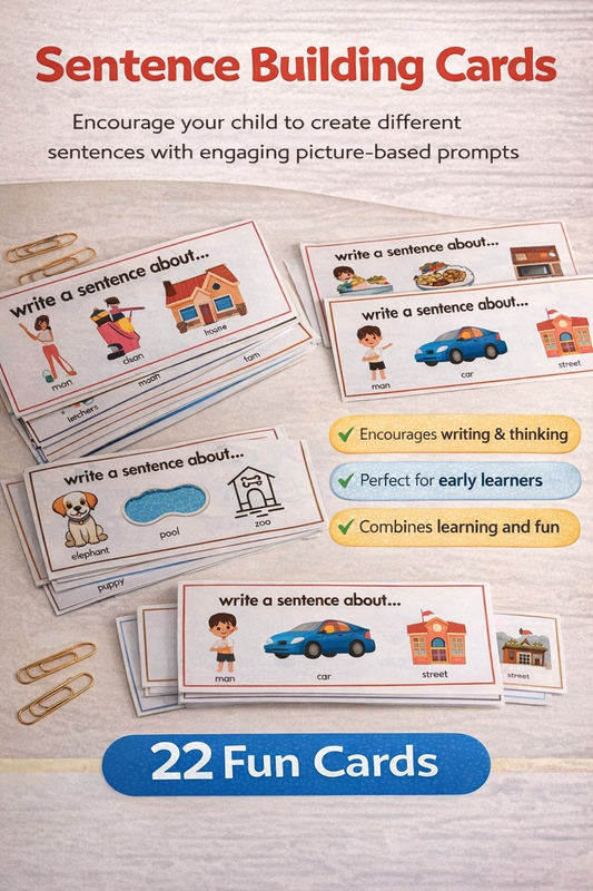 Sentence Building Cards