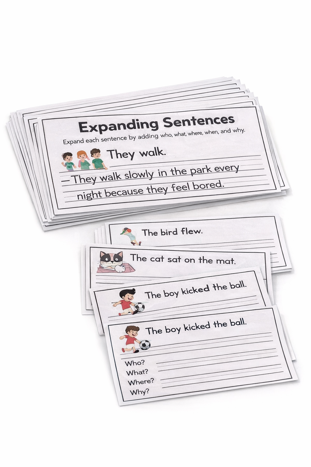 Expanding sentences